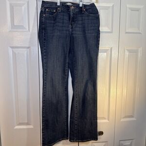 Levi's 529 Curvy Boot Cut Jeans Size 10 Retro Faded Wash Lower‎ Rise W30 L32